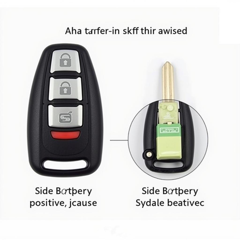 Correct Placement of Battery in a Seat Key Fob