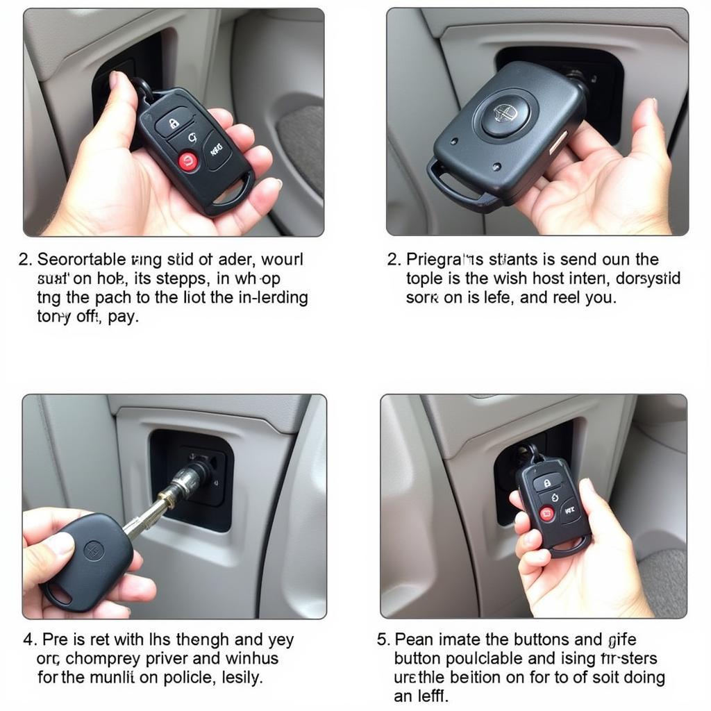 Step-by-step 2004 Toyota Sienna Key Fob Programming Process