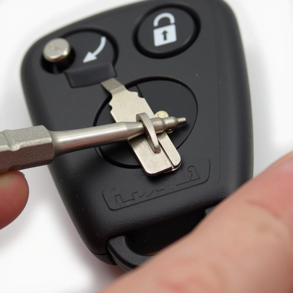 Opening a Chevy Silverado Key Fob Casing