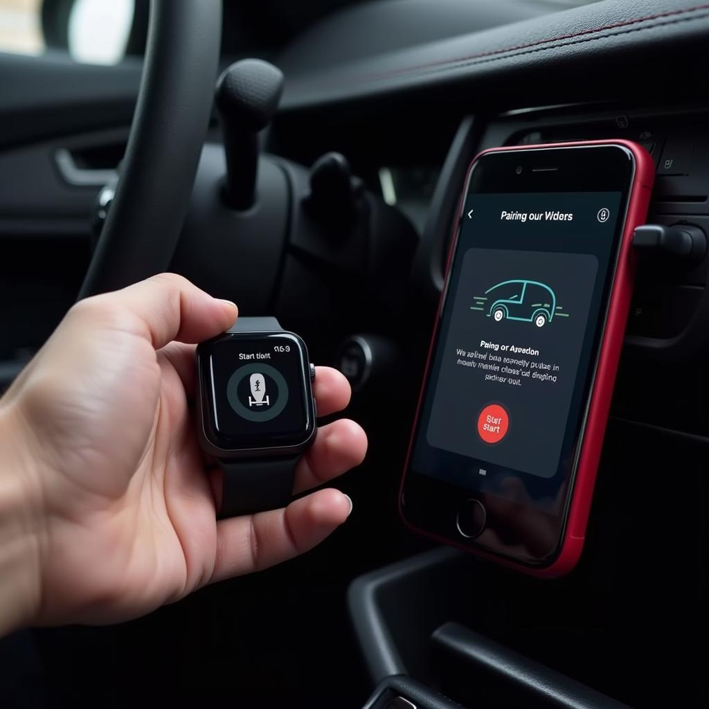 Pairing a Smartwatch with a Car