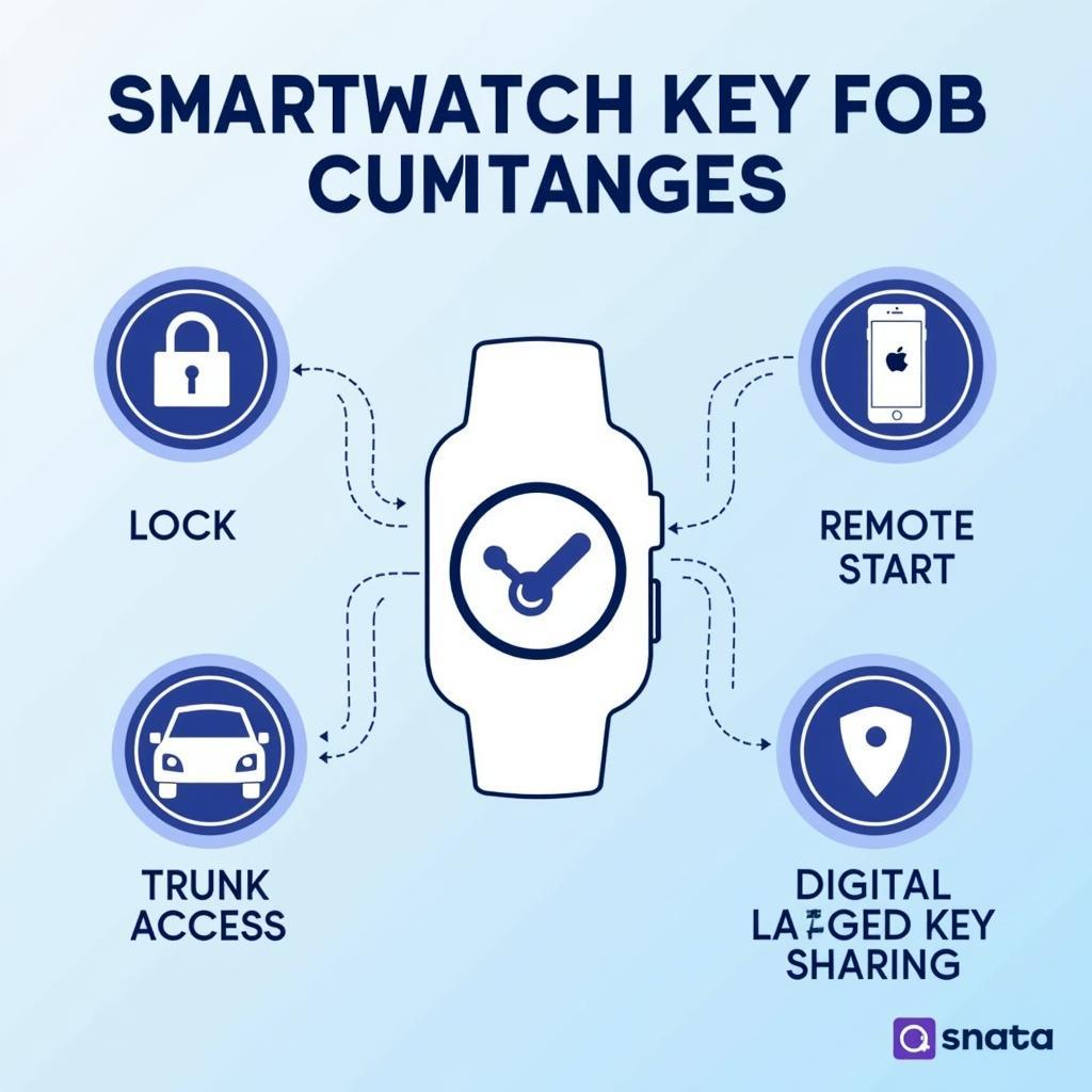 Smartwatch Key Fob Features