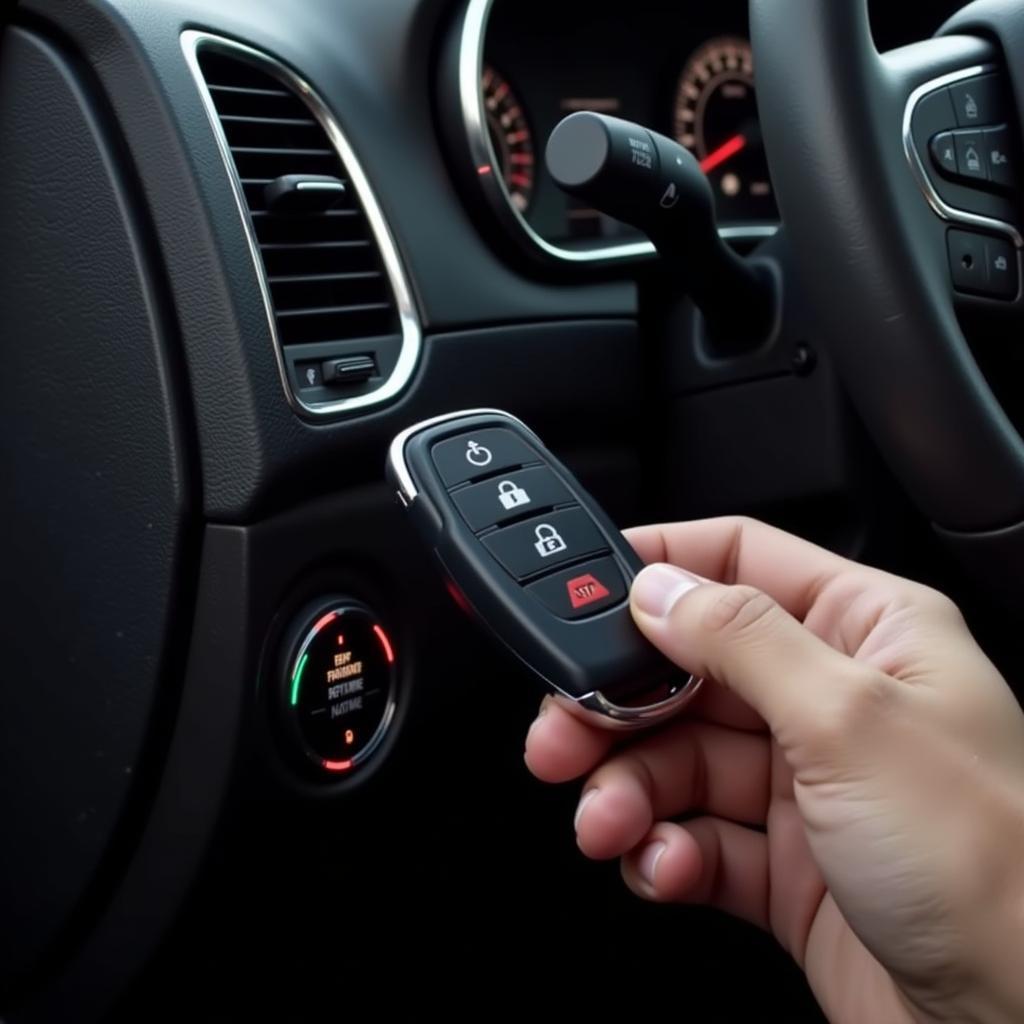 Starting a 2014 Jeep Grand Cherokee with a Dead Key Fob