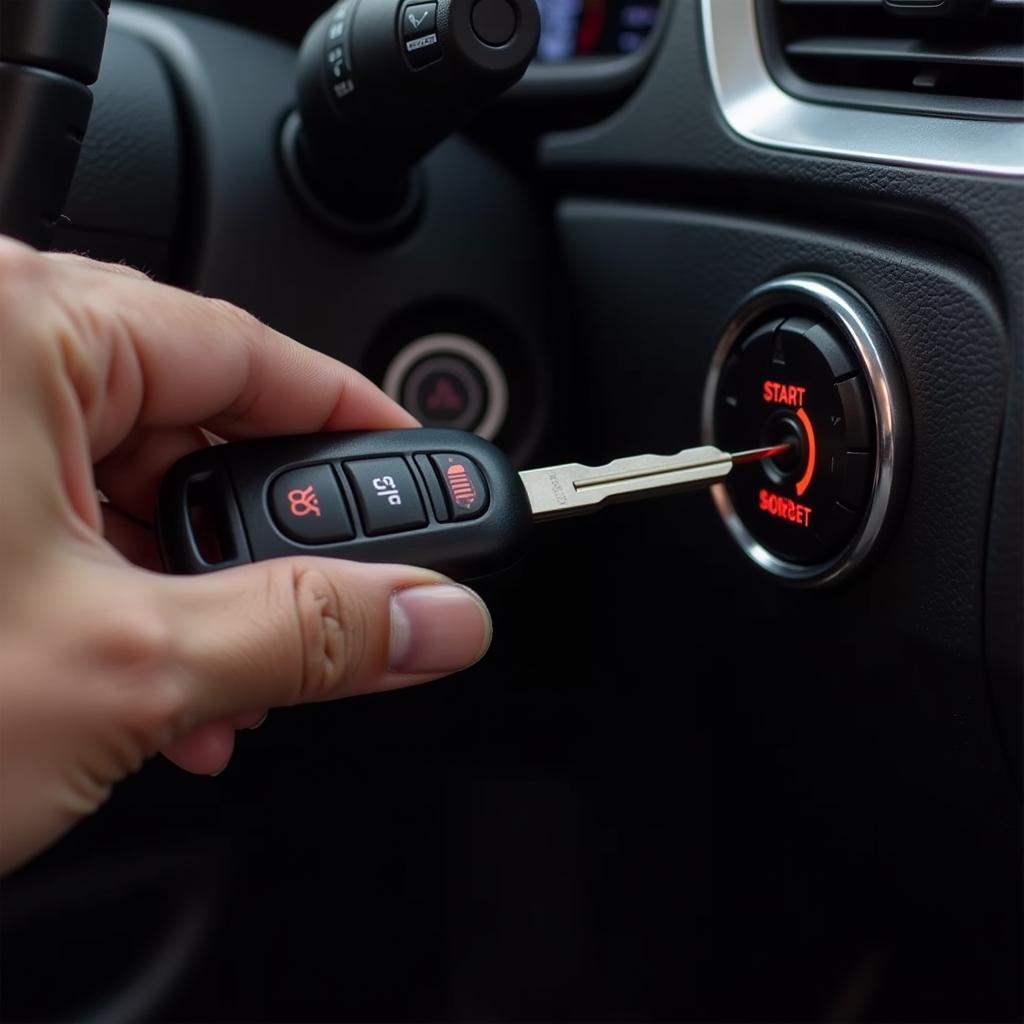 Starting a Kia with a Standard Key Fob