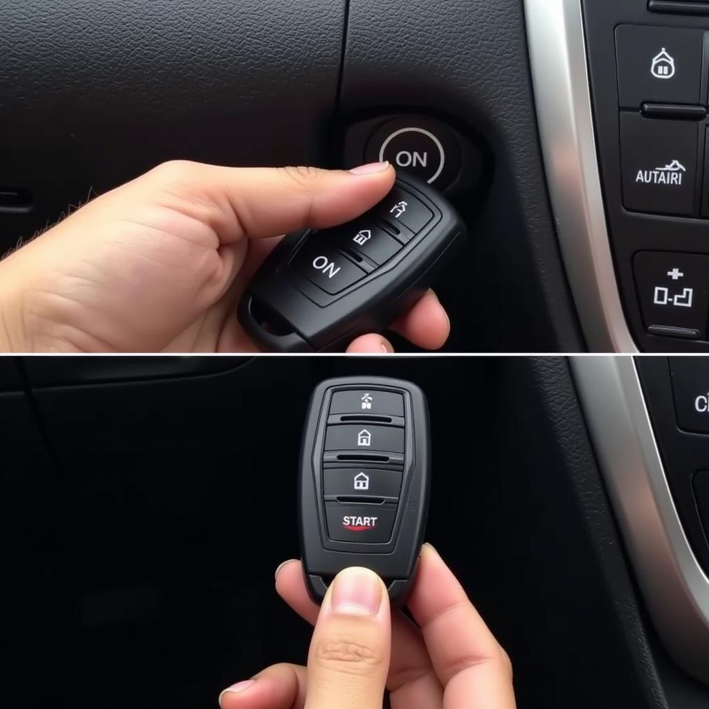 Starting Toyota Highlander with Traditional Key Fob