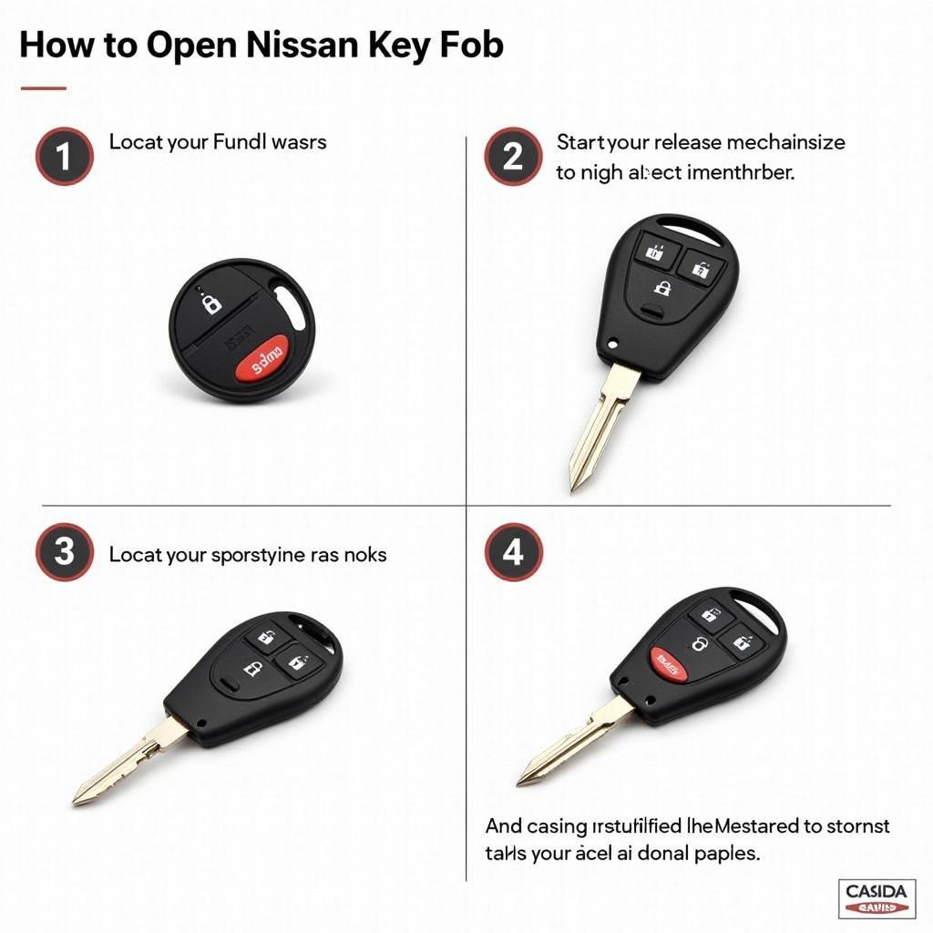 Step-by-Step Nissan Key Fob Opening Guide