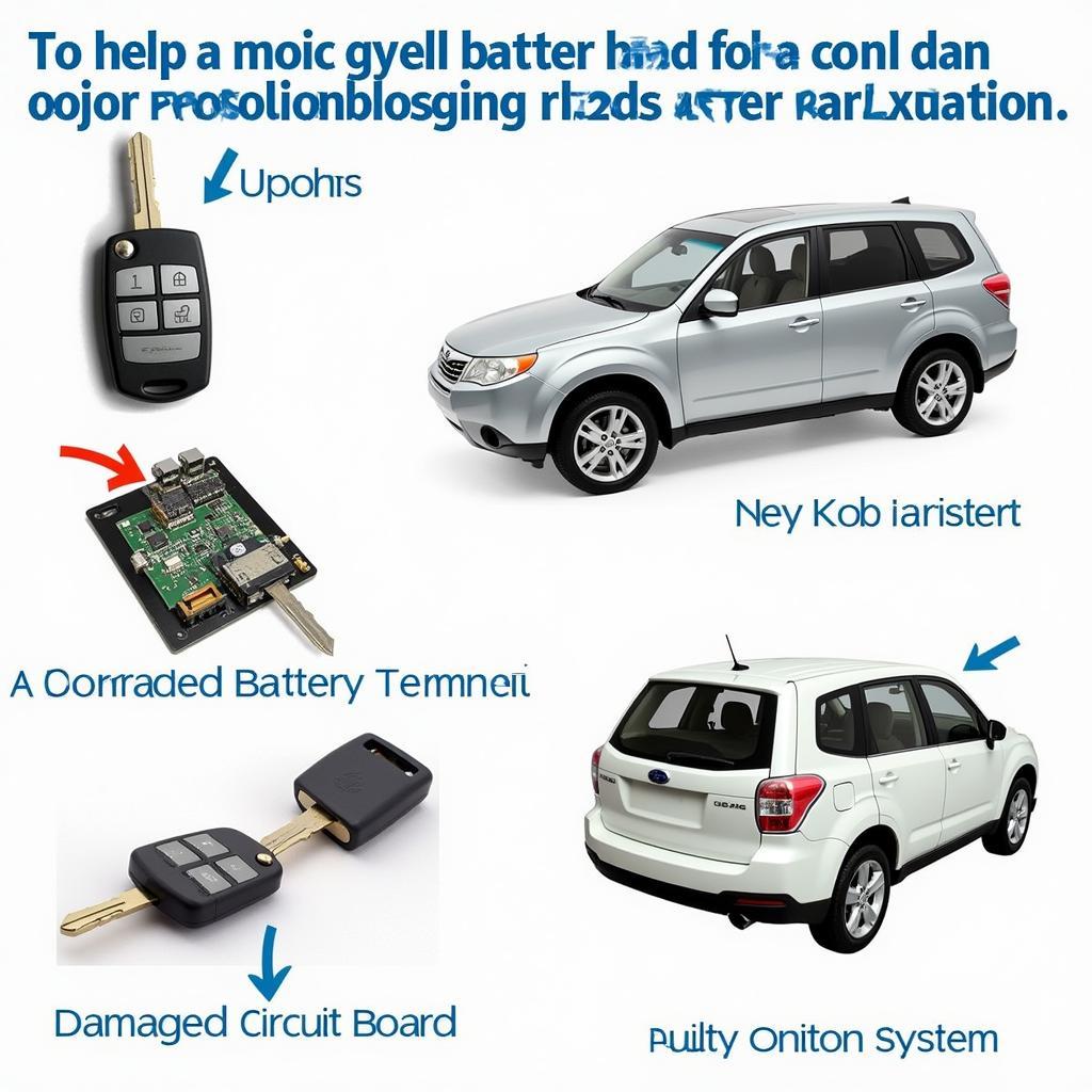 Troubleshooting a malfunctioning Subaru Forester key fob