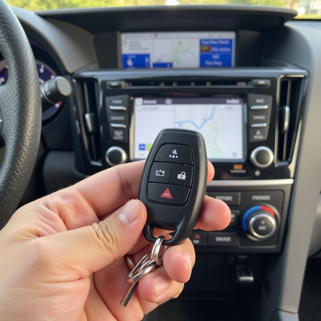 Testing the Range of a Subaru Forester Key Fob