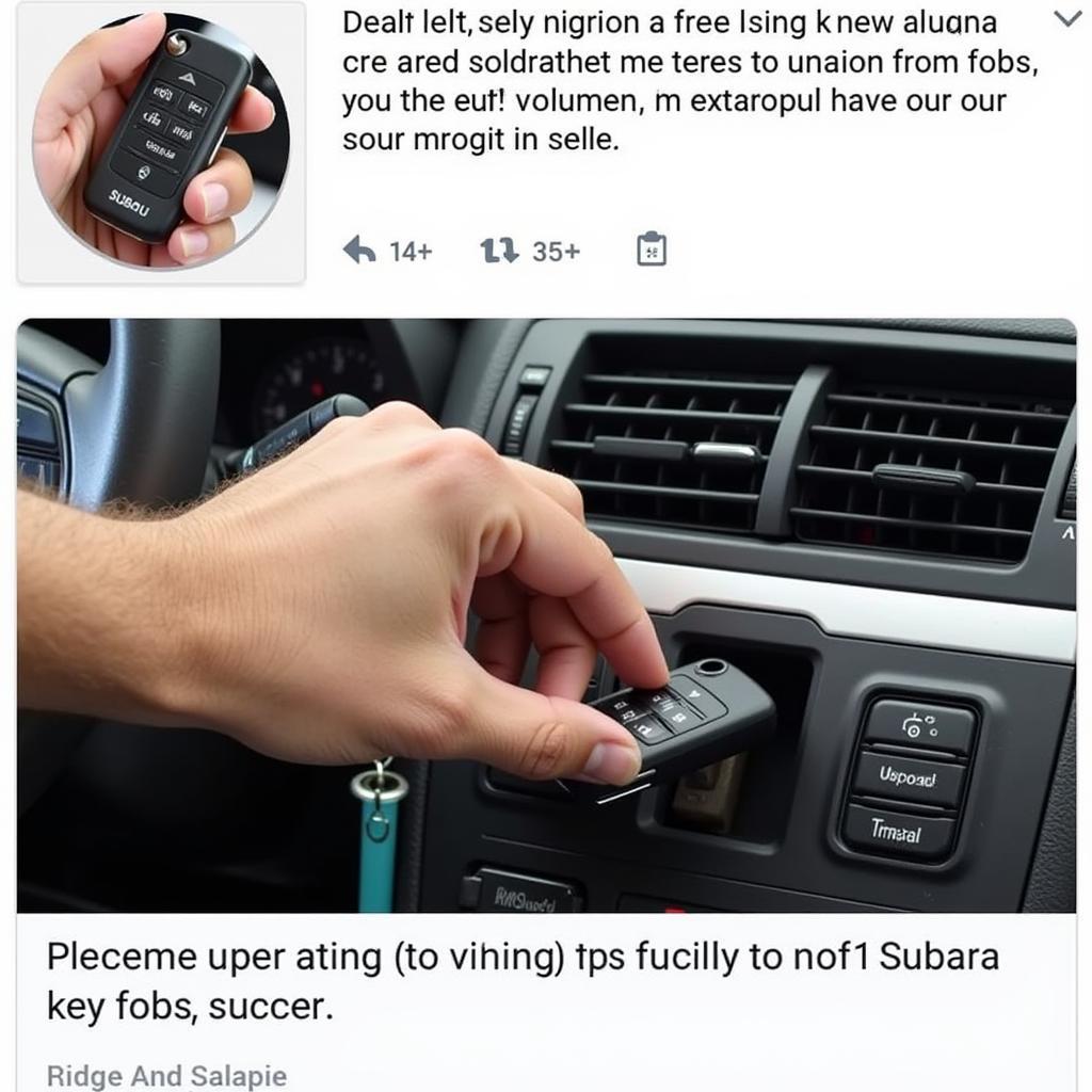 Subaru Impreza Key Fob Programming Guide