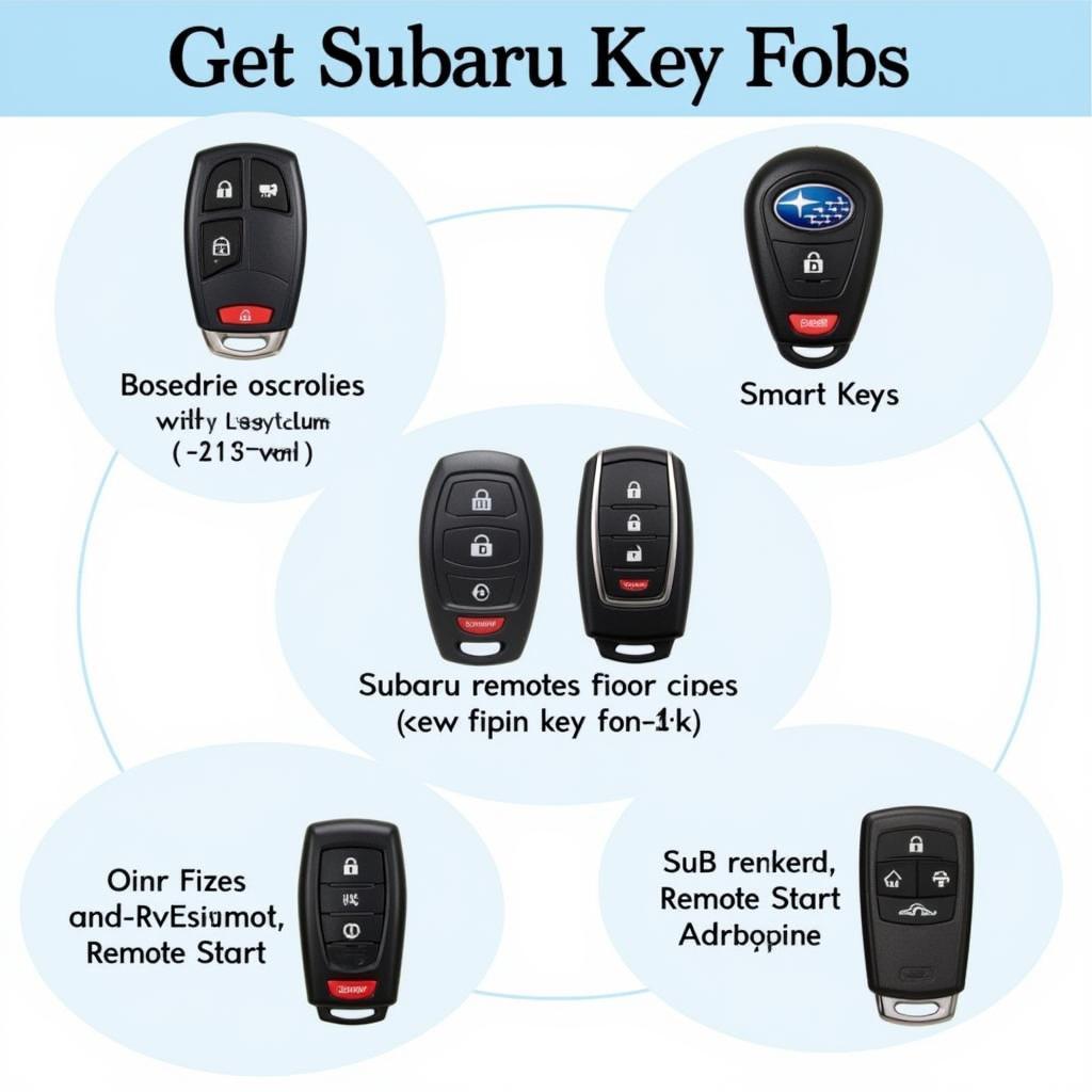 Different Types of Subaru Key Fobs