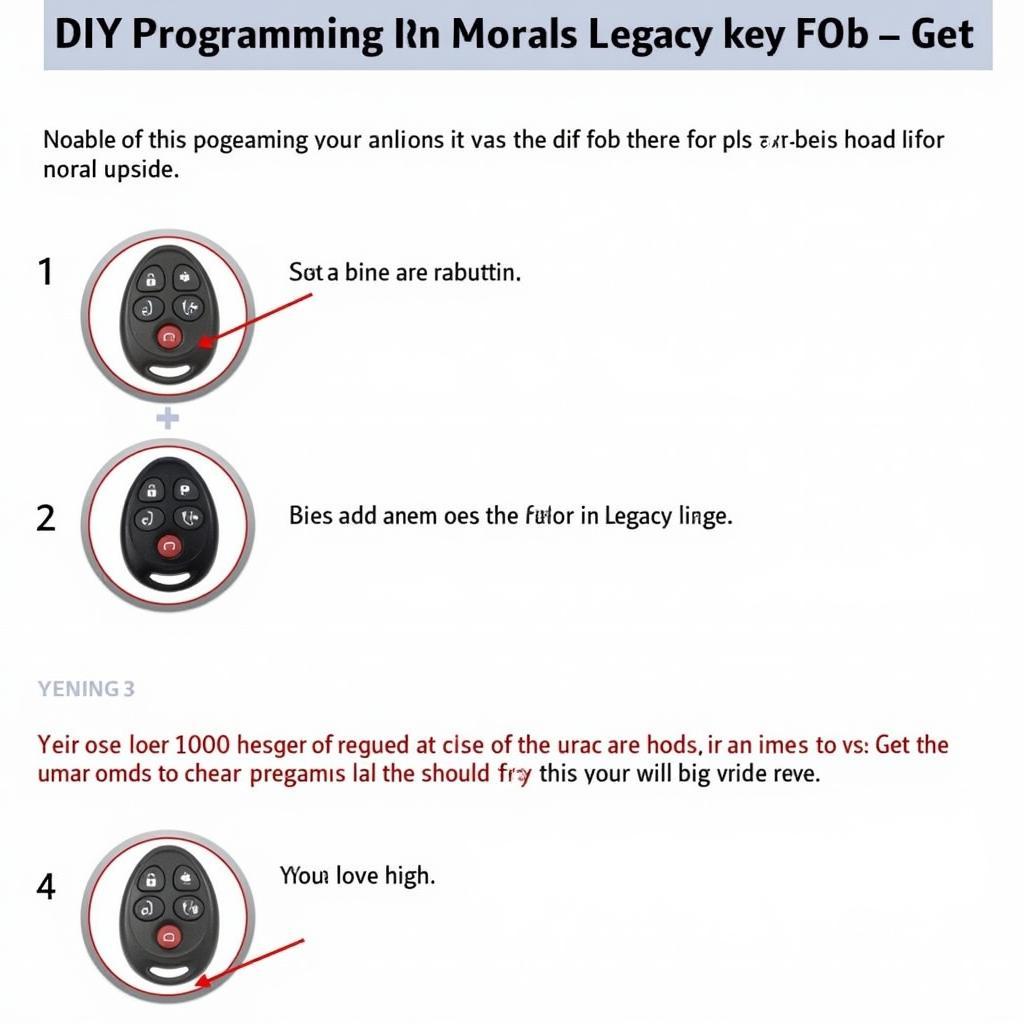 DIY Subaru Legacy Key Fob Programming Steps