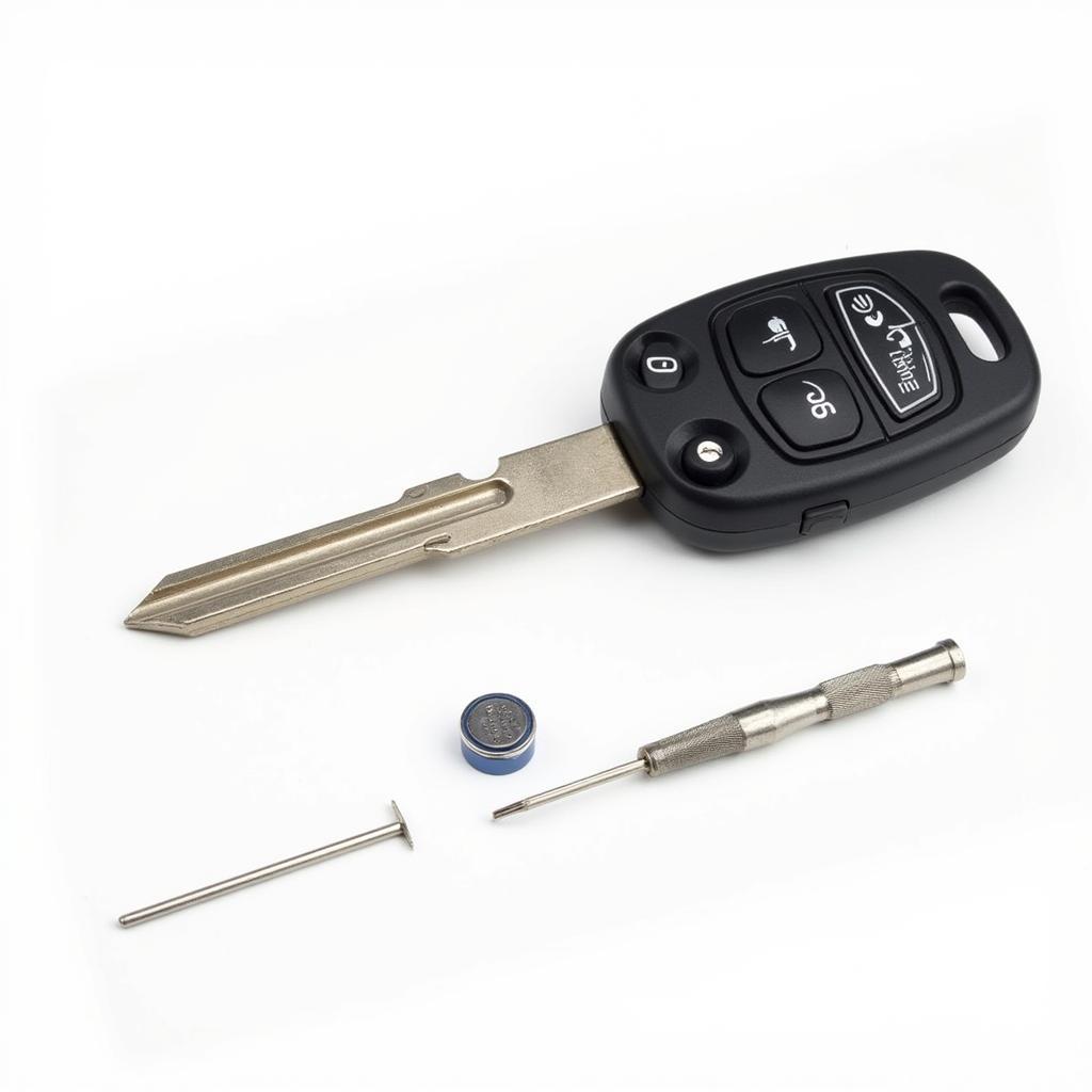 Replacing the battery in a Subaru Outback key fob