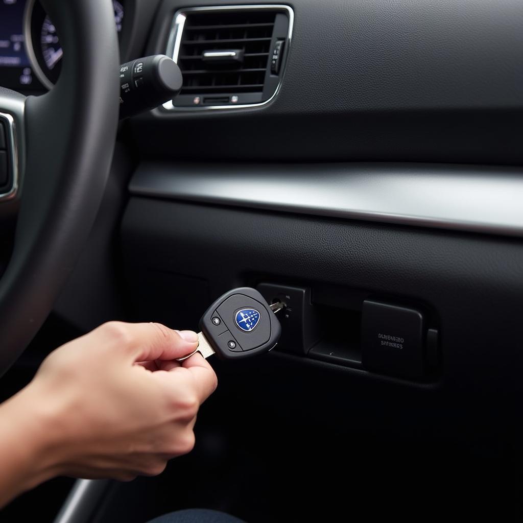 Subaru Valet Key Locking Glove Compartment