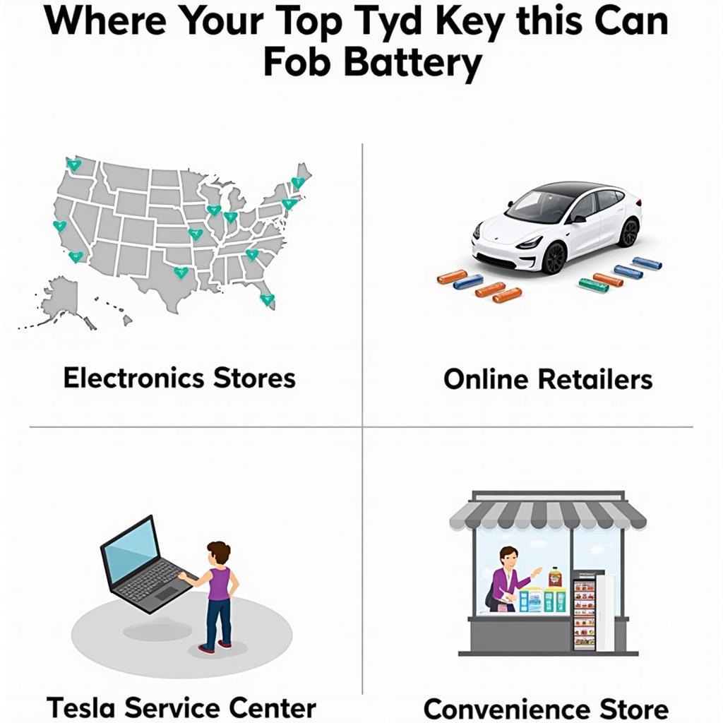 Tesla Key Fob Battery Location Options