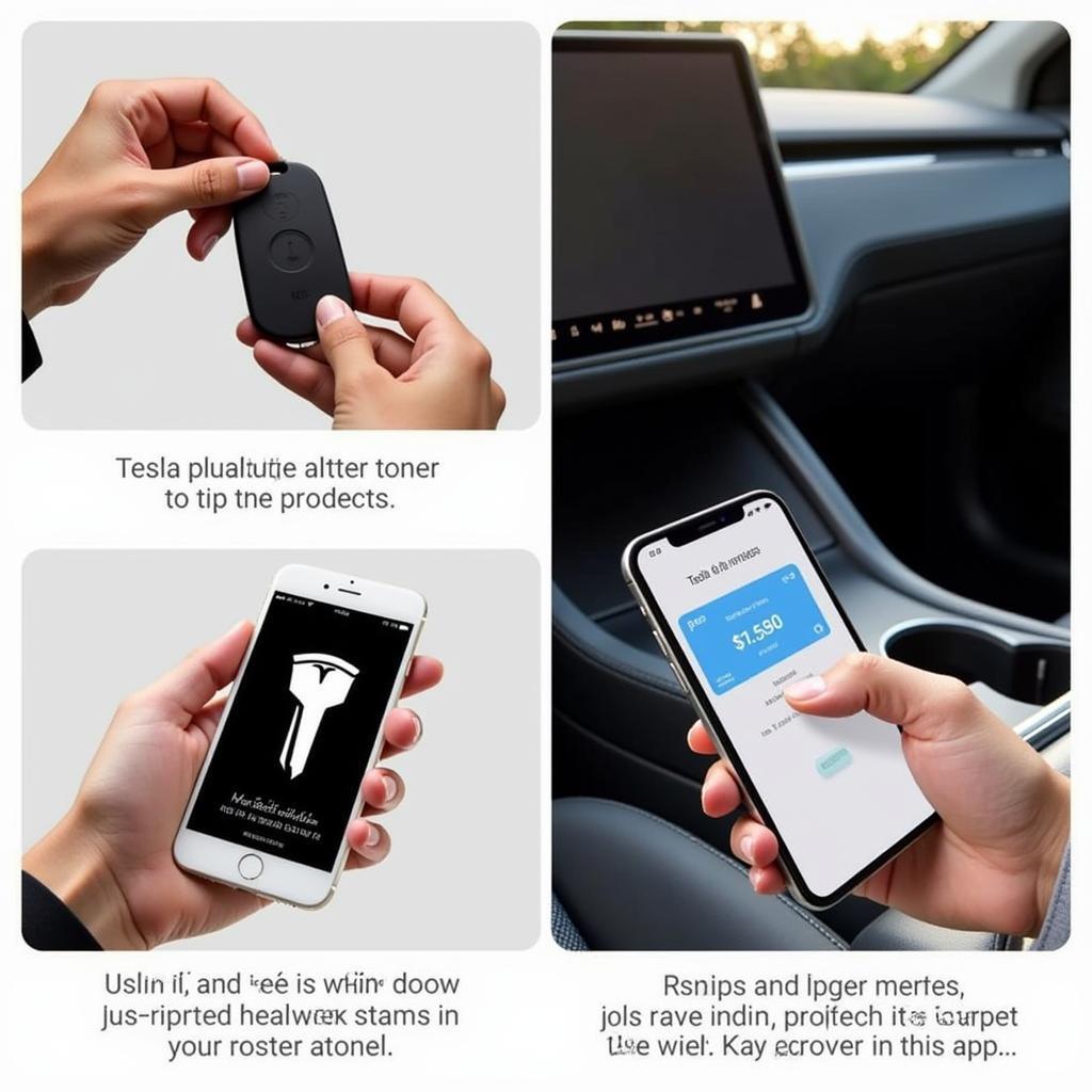 Tesla Key Fob Options: Physical Fob, Key Card, and Mobile App