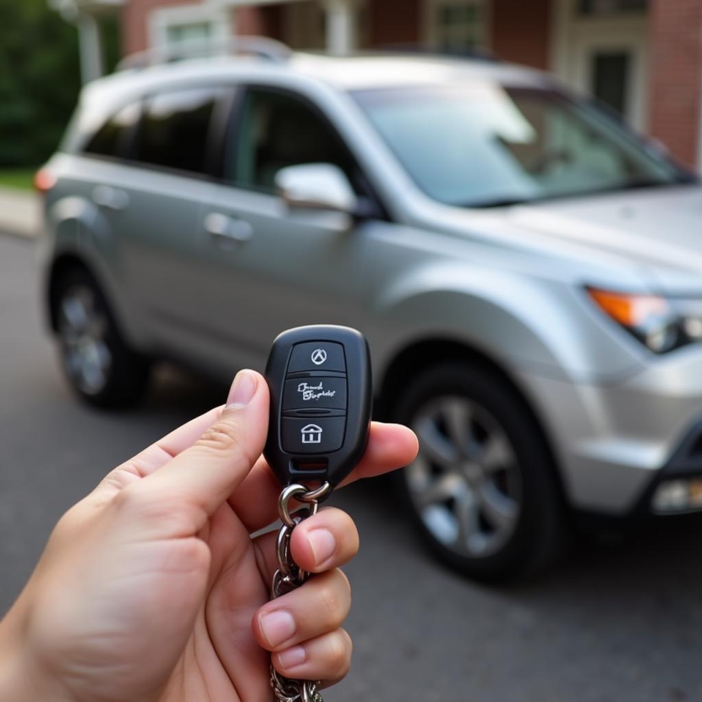 Testing 2007 Acura MDX Key Fob After Battery Replacement