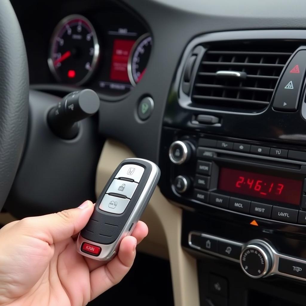 Testing the Honda Accord Key Fob after Battery Replacement