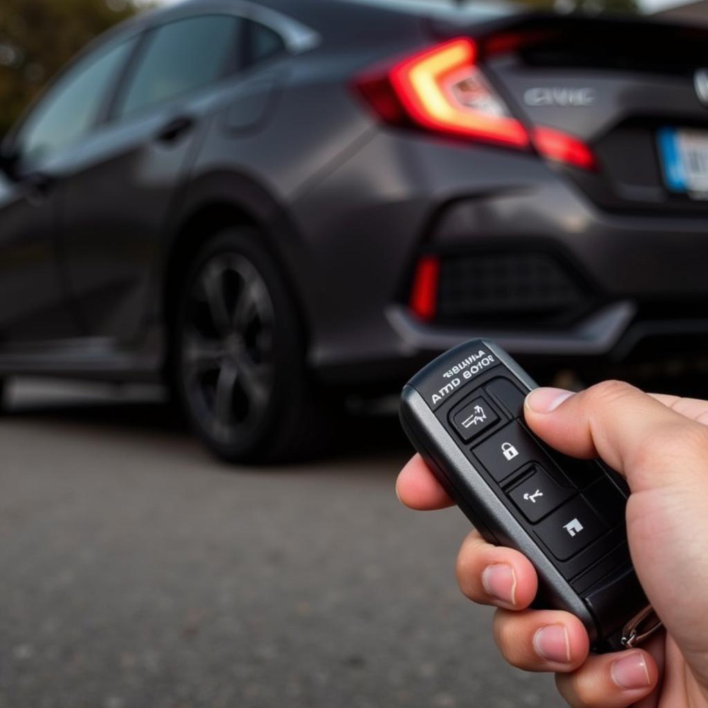 Testing the New 2017 Honda Civic Key Fob Battery