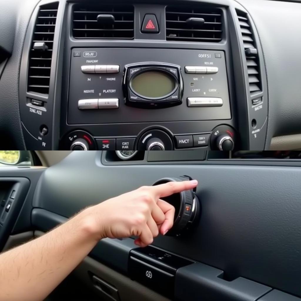 A person testing their newly replaced Ford Explorer key fob battery by locking their car.