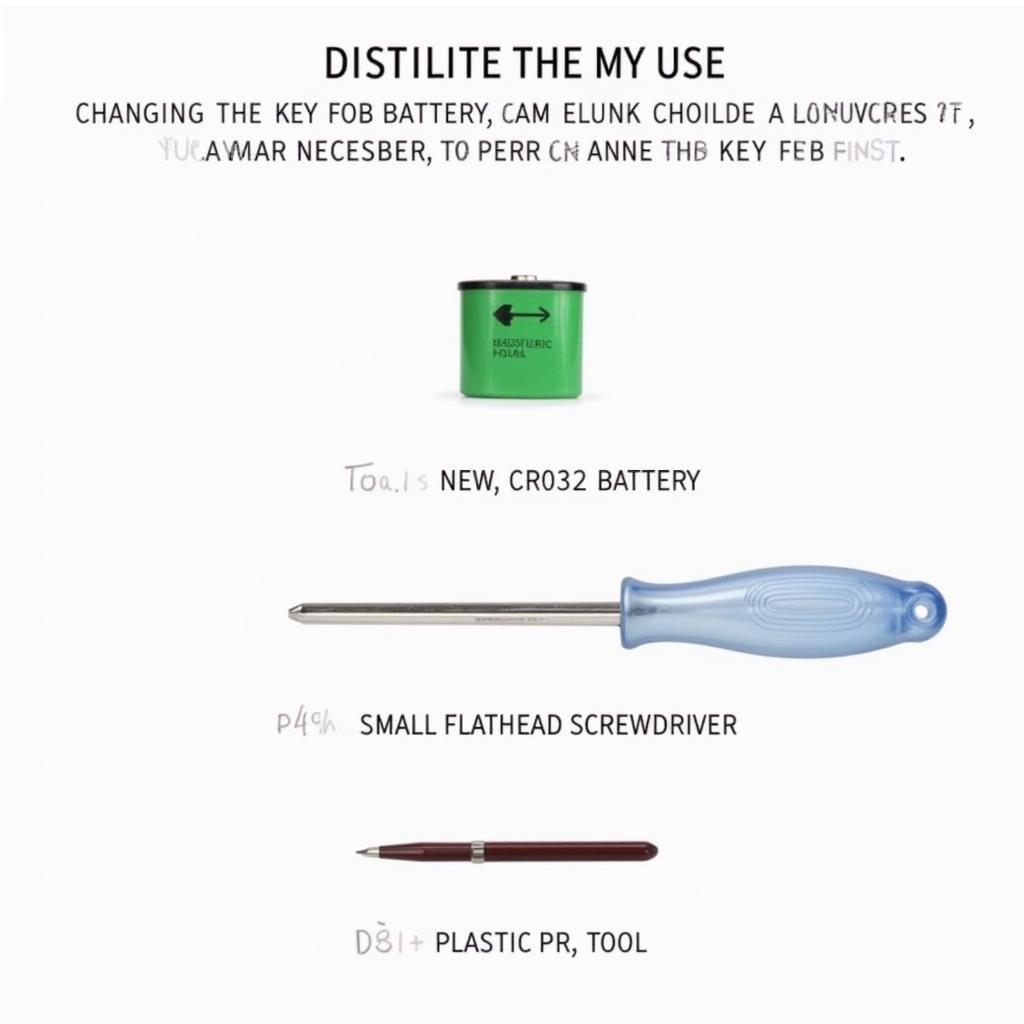 Tools Needed for Key Fob Battery Replacement