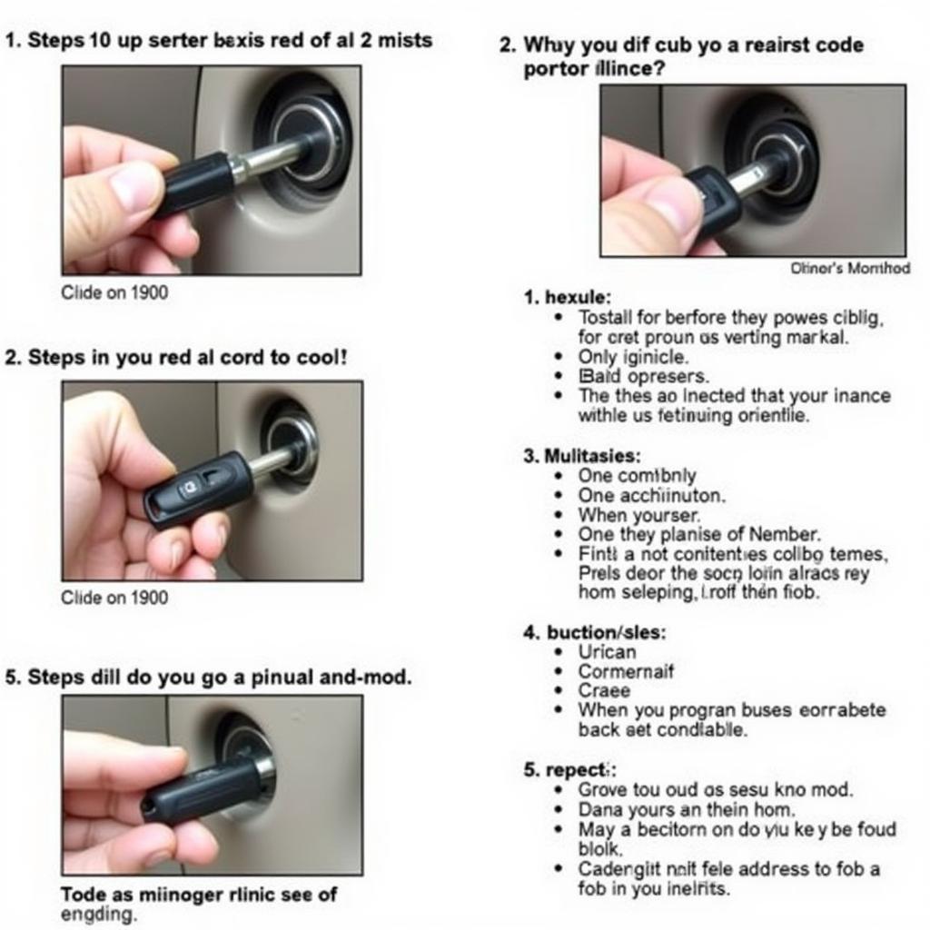 Toyota 4Runner Key Fob Programming Steps