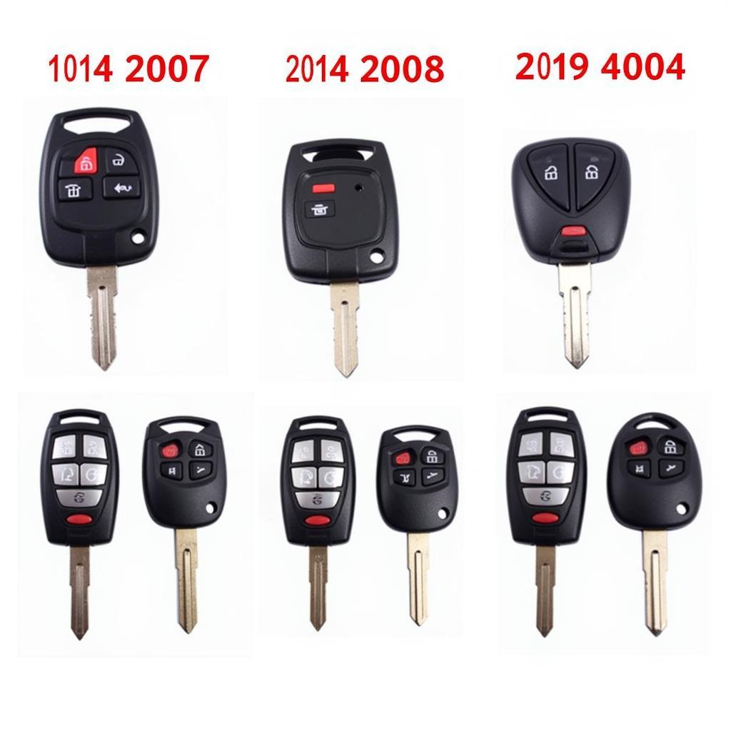 Toyota 4Runner Key Fob Types and Corresponding Battery Sizes