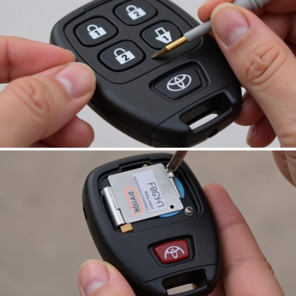 Replacing the Battery in a Toyota Corolla Key Fob