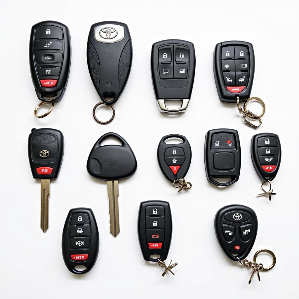 Different Types of Toyota Corolla Key Fobs