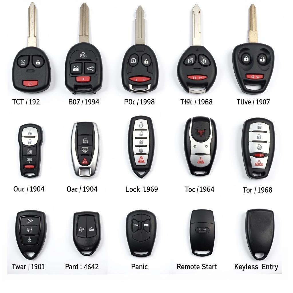 Different Toyota Corolla Key Fob Types