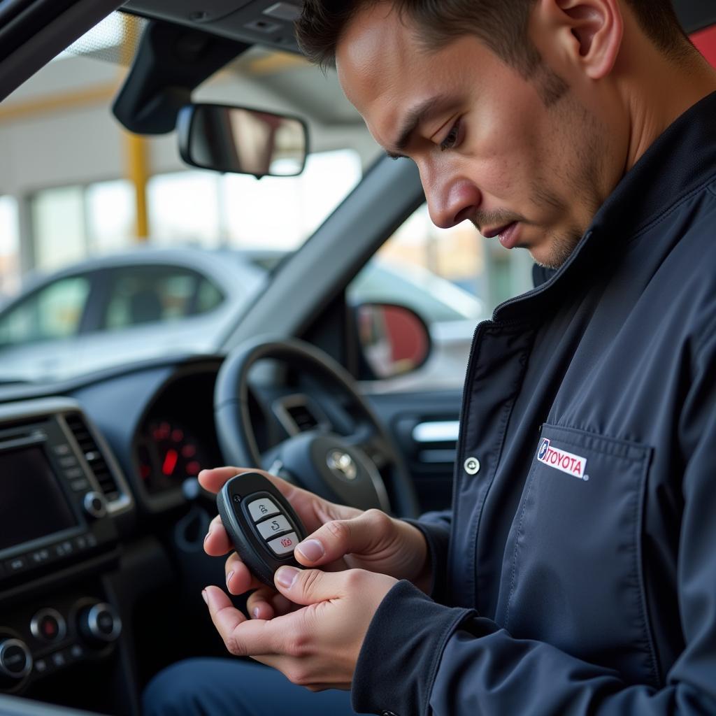 Toyota Dealership Key Fob Service