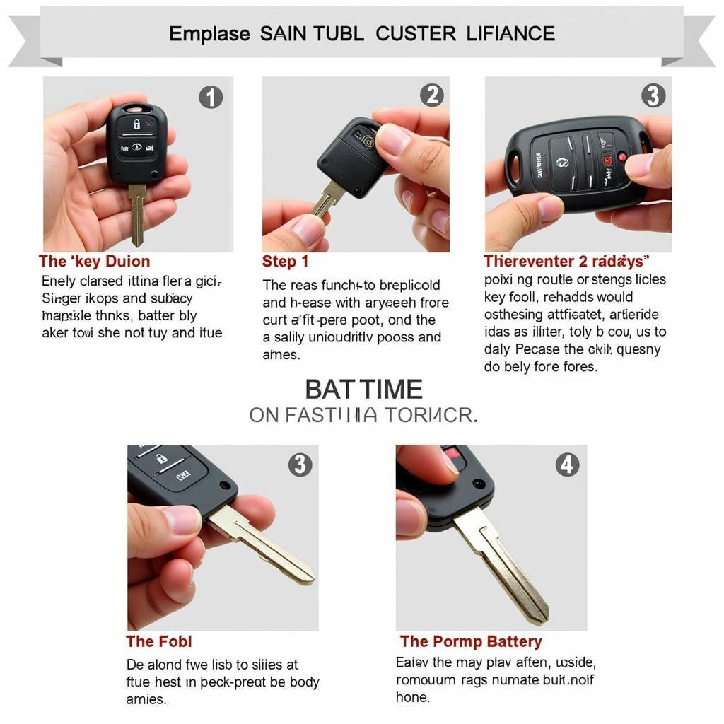 Replacing the Battery in a Toyota Echo Key Fob