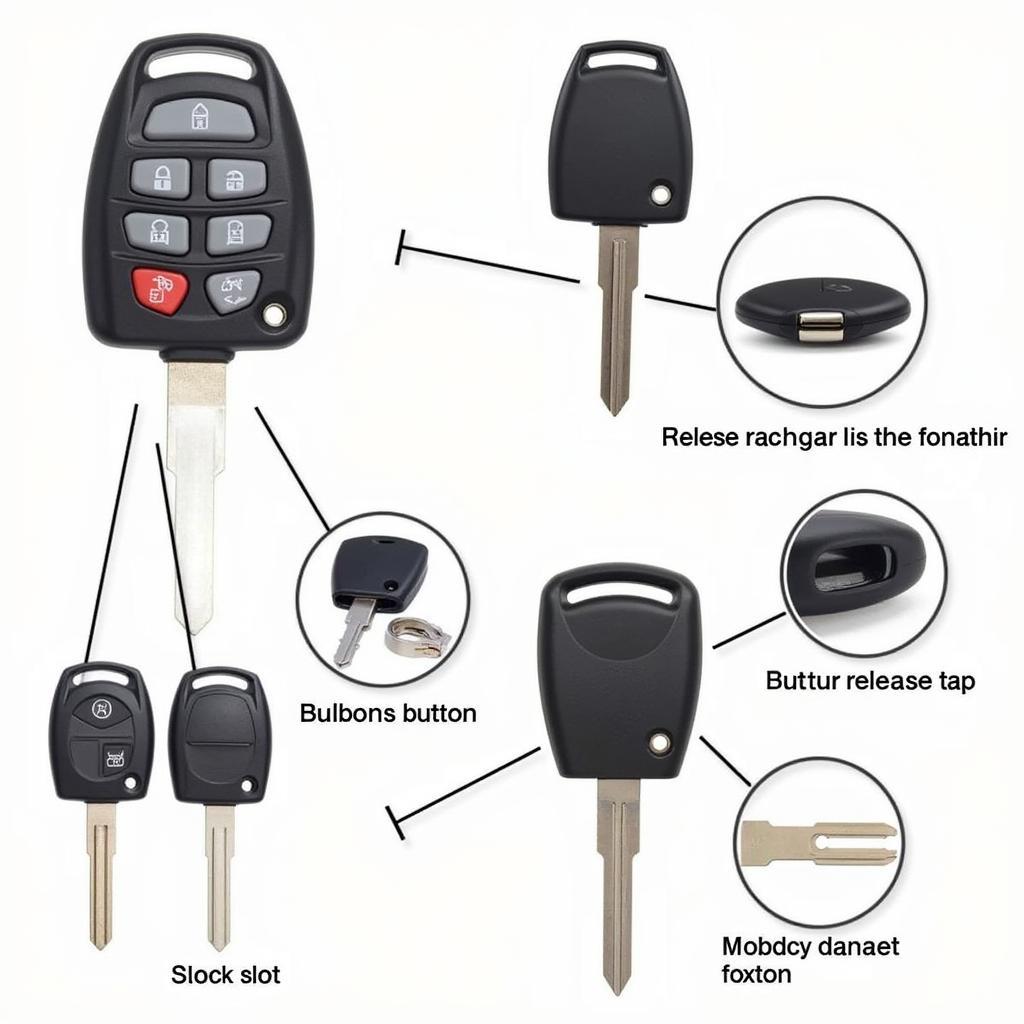 Different Release Mechanisms for Toyota Highlander Key Fobs