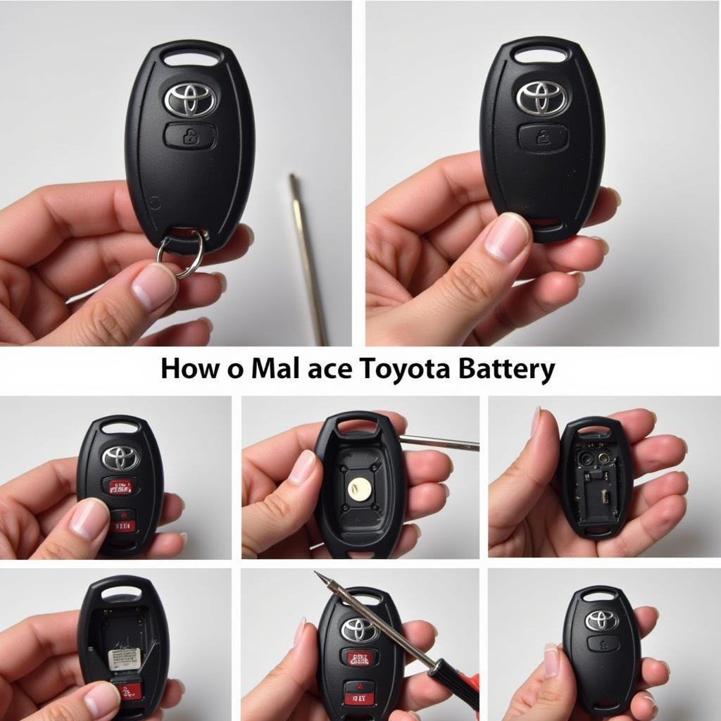 Replacing a Toyota Key Fob Battery