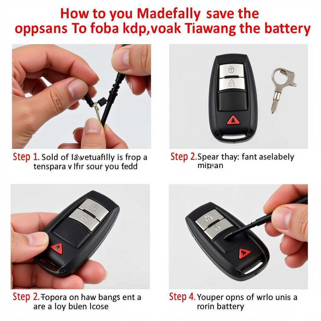 Replacing the Battery in a Toyota Key Fob