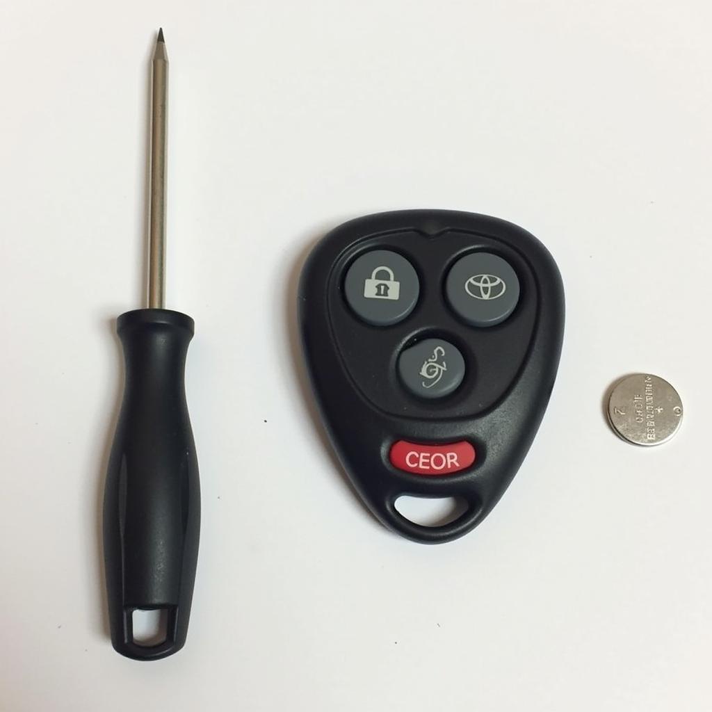 Toyota Key Fob Battery Replacement Tools