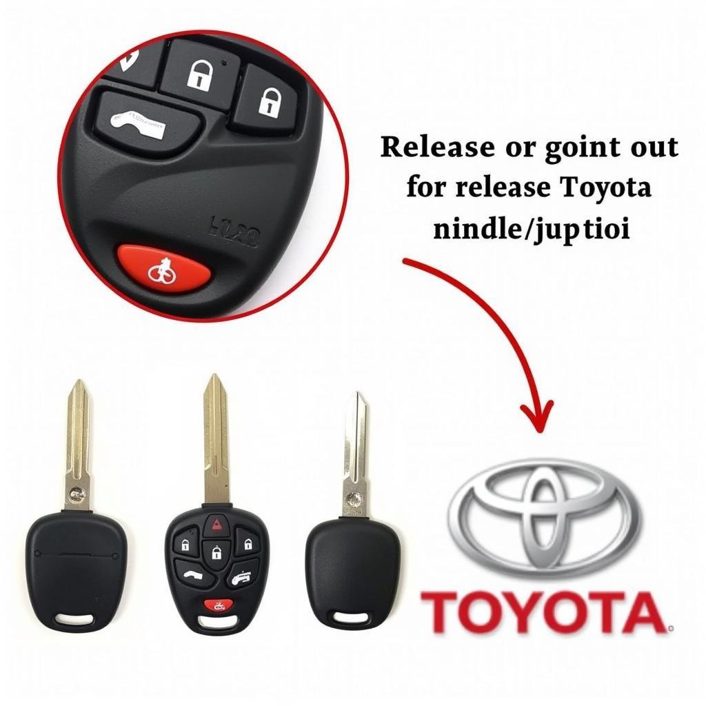 Toyota Key Fob Release Button Location