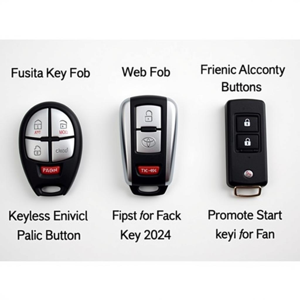 Different Types of Toyota Key Fobs