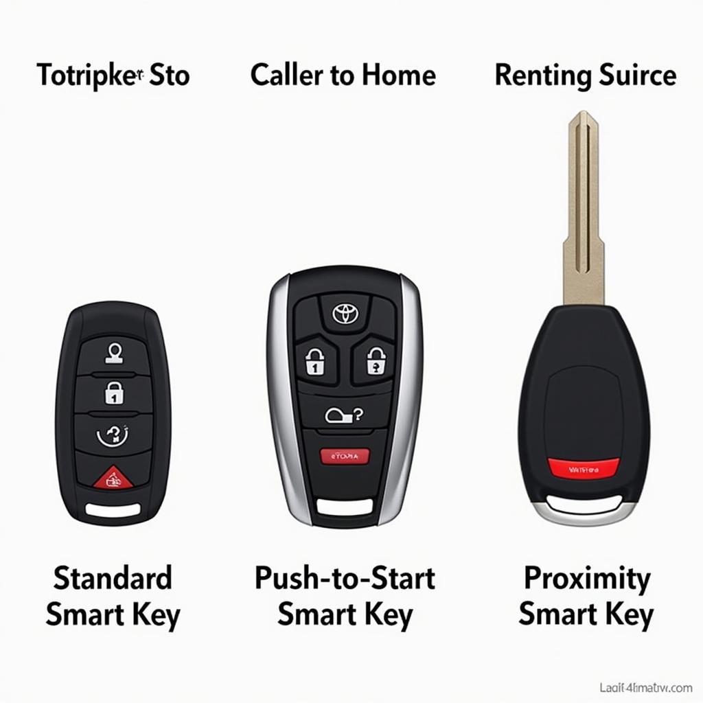 Different Types of Toyota Key Fobs