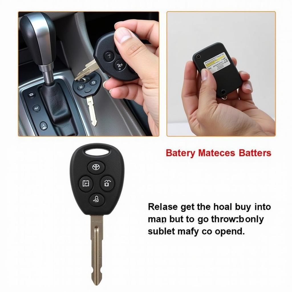 Replacing the Battery in a Toyota Matrix Key Fob