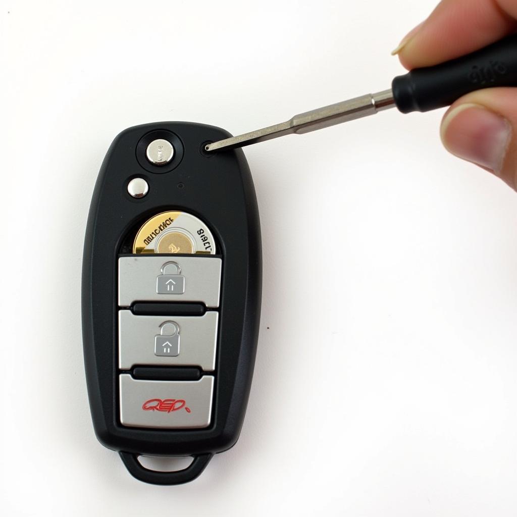 Replacing the Battery in a Toyota Prius V Key Fob