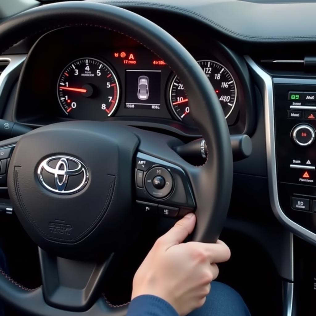 Starting a Toyota with Push-Button Start