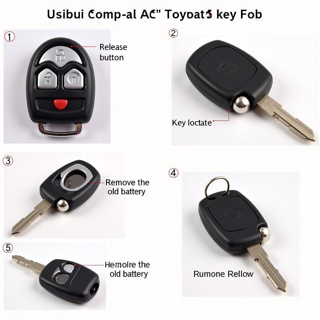 Toyota RAV4 Key Fob Battery Replacement Steps