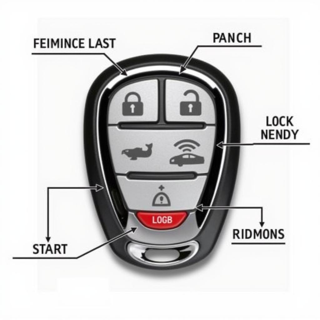 Toyota Sienna Key Fob Functions: Lock, Unlock, Panic, and Remote Start