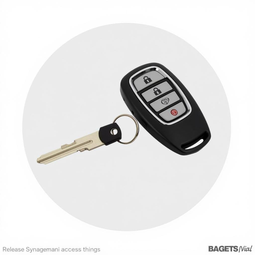 Toyota Sienna Key Fob with Hidden Key Blade