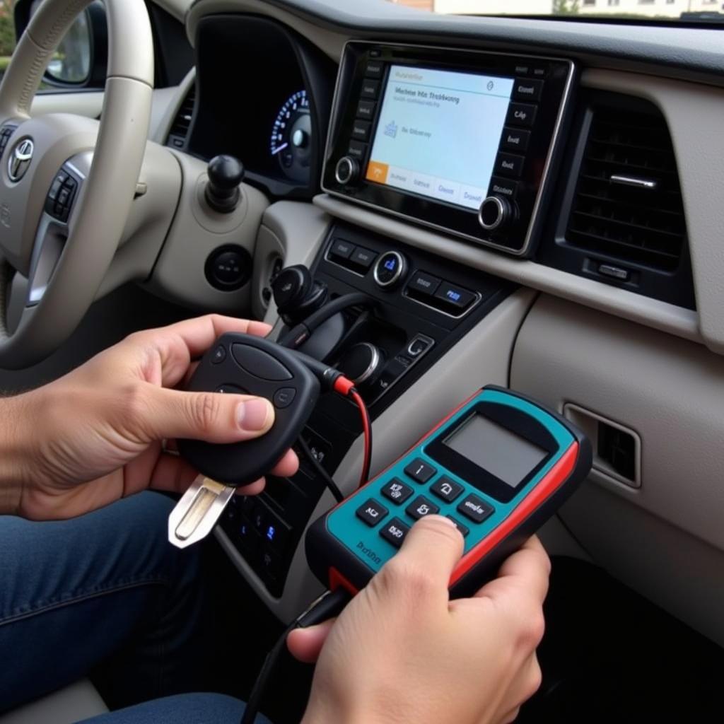 Programming a Toyota Sienna Key Fob with a Diagnostic Tool