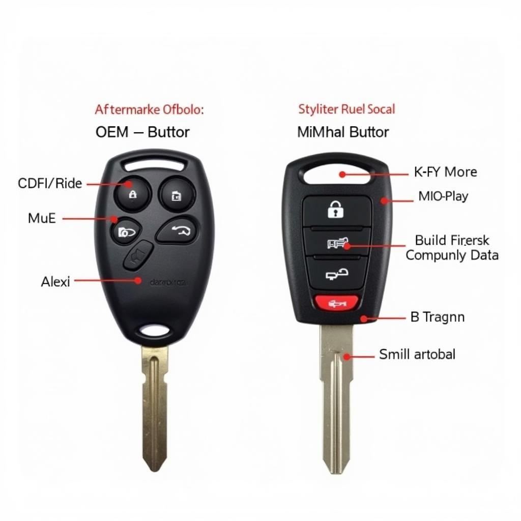 Comparing OEM and Aftermarket Key Fobs for Toyota Tacoma