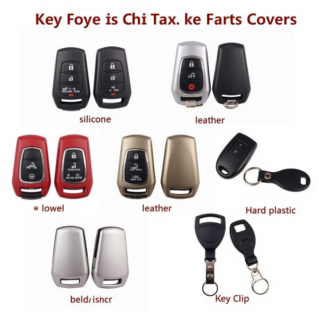 Variety of Toyota Tacoma Key Fob Covers