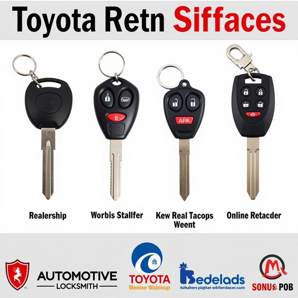 Toyota Tacoma Key Fob Types and Replacement Options