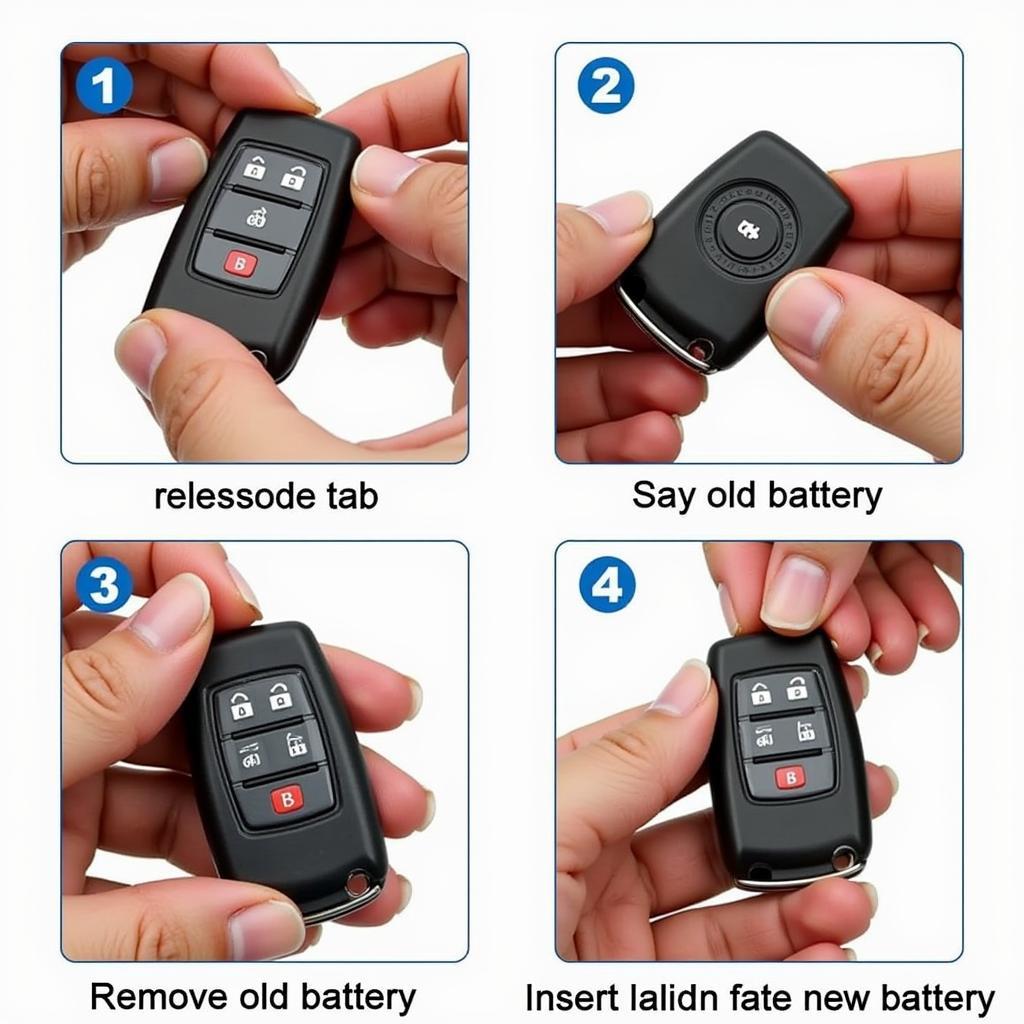 Toyota Tundra Key Fob Battery Replacement Steps