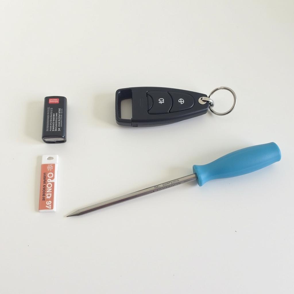 Tools for Toyota Yaris Key Fob Battery Replacement