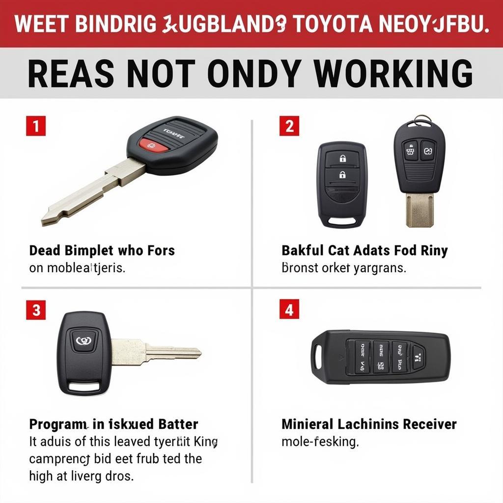 Troubleshooting 2010 Toyota Highlander Key Fob